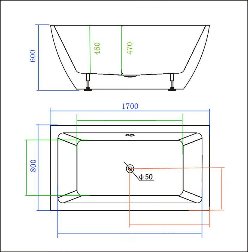 ကျွန်ုပ်တို့၏ Rectangular Acrylic Bathtub 4 ဖြင့် ပုံစံနှင့် ဇိမ်ခံမှုကို ရှာဖွေပါ။